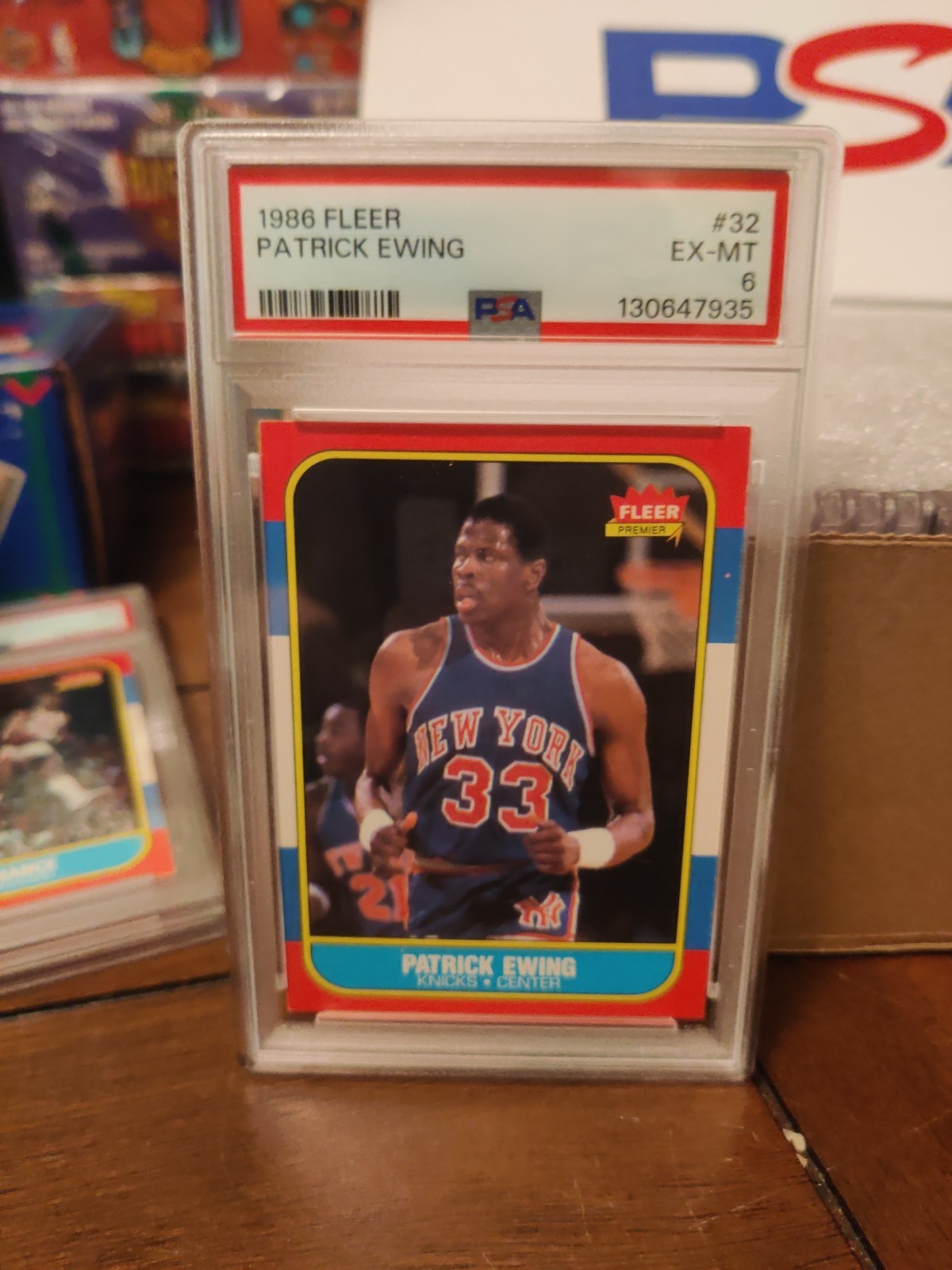 1986-87 Fleer - Patrick Ewing #32 (RC)