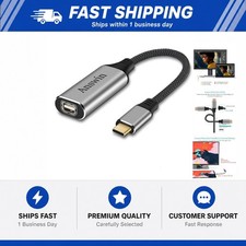 USB C to Mini Displayport Adapter 4K 60Hz Thunderbolt 3 to Mini DP