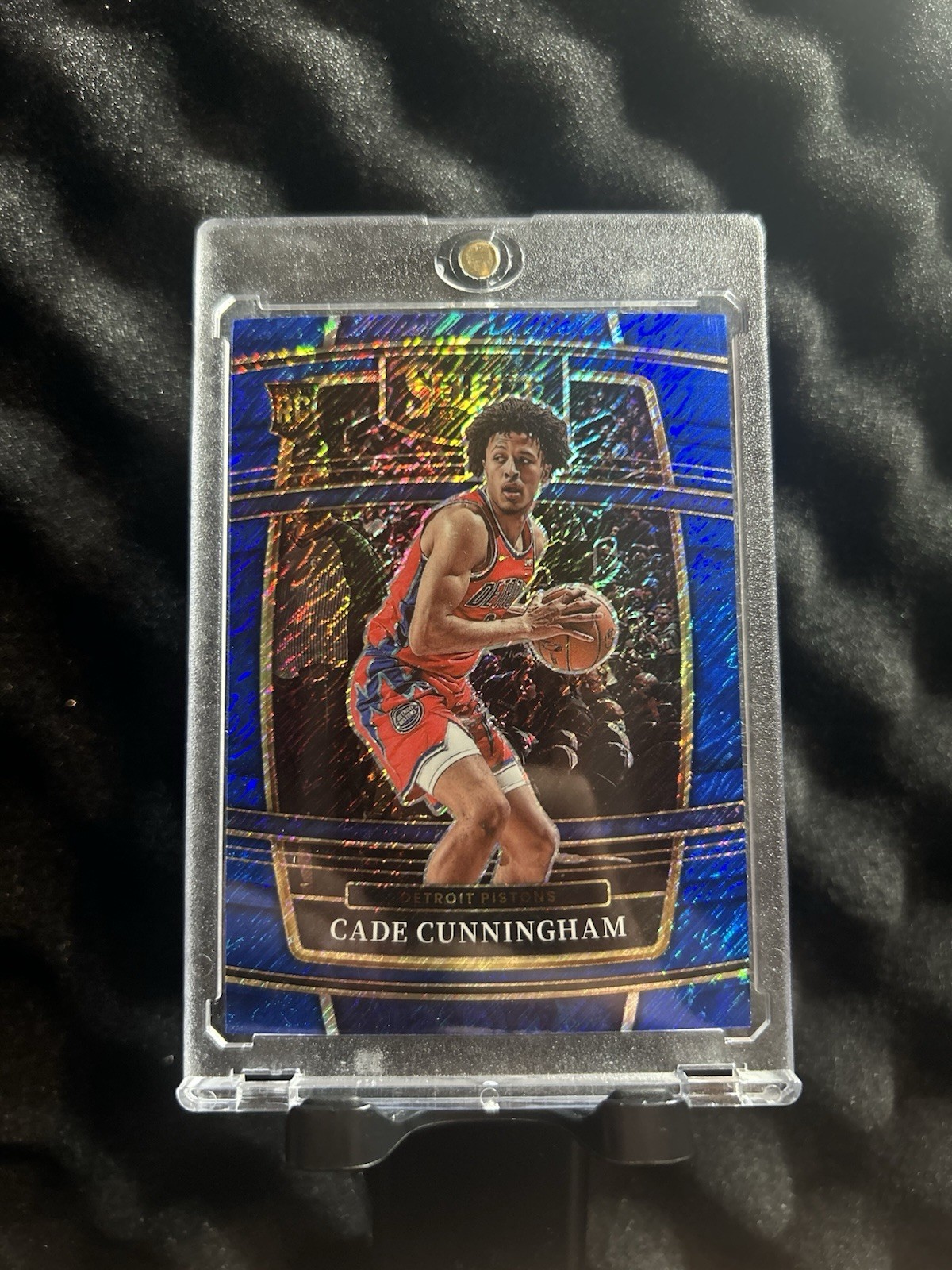 2021-22 Panini Select - Concourse Cade Cunningham #11 Blue Shimmer Prizm (RC)