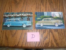 1954 Plymouth Belvedere Suburban Savoy Club Coupe Postcards - Vintage - D 1954 Plymouth Belvedere Suburban Savoy Club Coupe Postcards - Vintage - D