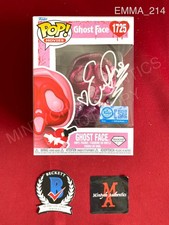 Emma Roberts signed Ghost Face Pink Diamond Collection Funko Pop #1725 Beckett