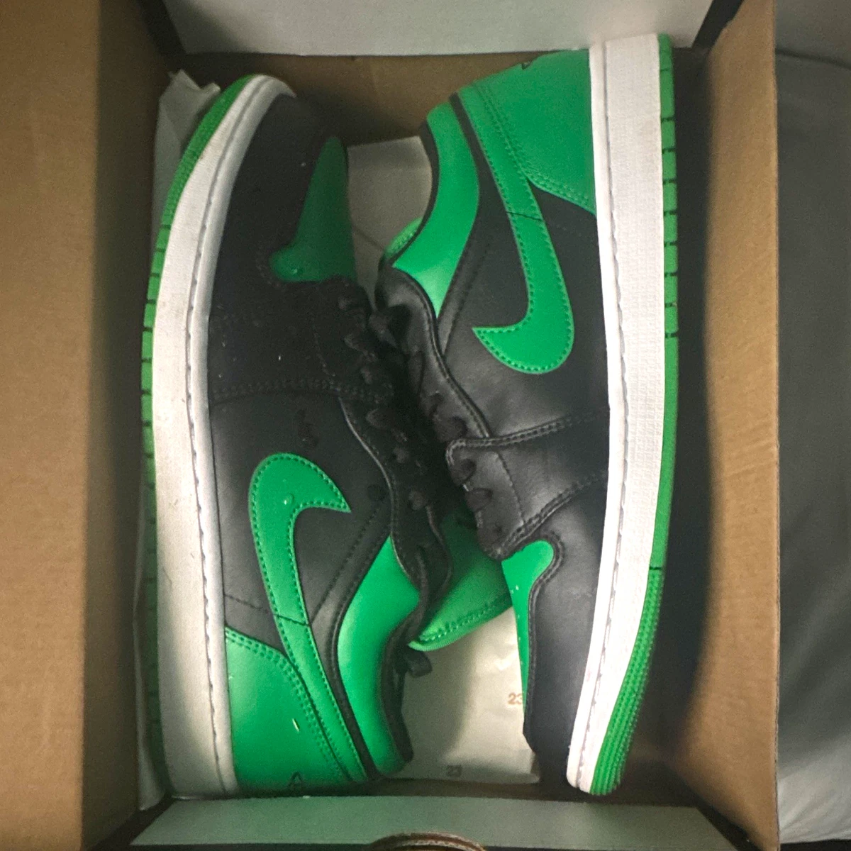 Jordan 1 Low White Lucky Green for Sale | Authenticity Guaranteed
