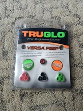 TRU GLO Versa Peep Red Black Green Compound Archery