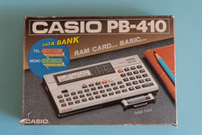 Casio PB-410 Pocket Computer Vintage 80er Jahre komplett CIB (Box + Anleitungen)