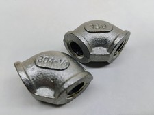 2 Pieces - 1/4" NPT Threaded 90° Elbow 304 SS #150 Made in USA Pipe Fittings