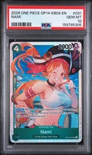 2026 ONE PIECE OP14-EB04-THE AZURE SEA'S SEVEN #031 NAMI PSA 10 GEM MINT!
