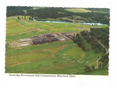 Stoneridge Recreational Club Condominiums Blanchard Idaho VTG postcard UNP