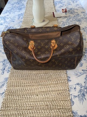 Louis Vuitton Speedy Duffle 35 Brown Canvas Monogram
