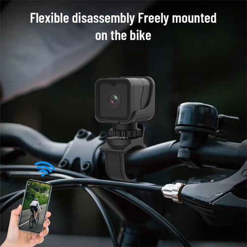 WiFi Action Camera with Microphone, 256G Card Expand 1 PCS W4U34433 - Imagen 6 de 10