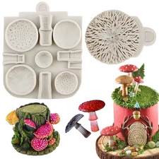 Mushroom Silicone Mold Fondant Chocolate Molds For Cake Style B