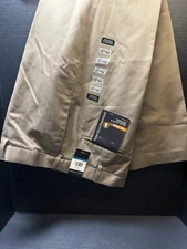 Perry Ellis Portfolio No Iron Men’s  Dress Chinos Flat Front 36x 30