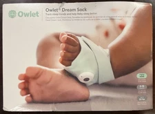 Owlet Dream Sock Smart Baby Infant Monitor View Heart Rate Average Oxygen O2
