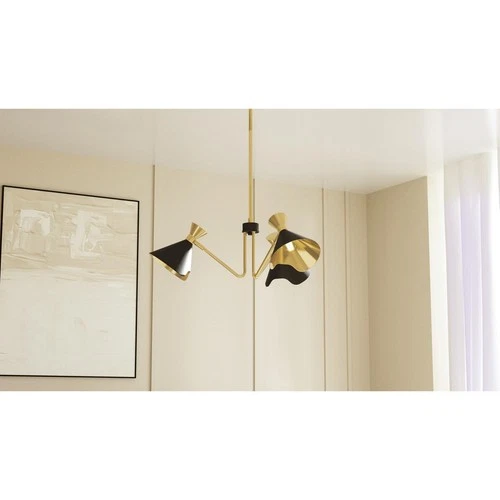 Quoizel ADN5026MBK OPEN BOX Arden Chandelier Matte Black - Picture 9 of 9