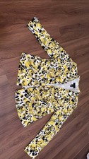 Investments Floral Print Blazer Jacket Size 10