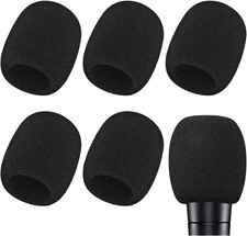 6 Pcs Foam Microphone Covers Windscreen for SM58 E835 Standard Handheld Mics