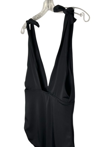 Kim Gravel x Swimsuits For All Tie Shoulder One-Piece Suit A481910 Black Size 14 - Picture 6 of 8