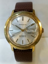 CARAVELLE AUTOMATIC SET-O-MATIC WHITE DIAL SW...