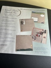 Creative Memories 12x12 Natural Ruled Scrapbook Pages 5 Sheets/10 Pages NEW
