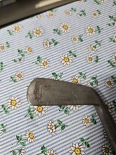 Vtg Hand Forged Putter Mashie - Mens Hickory Wood Shaft Golf putter U.S. Pat.