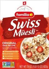 Familia Swiss Muesli Cereal 29oz | Original Recipe Familia Muesli (29 Ounce-Pack
