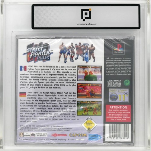 Street Fighter EX2 Plus Pixel 85+ **PS1 PlayStation 1 NUOVO SIGILLATO (no VGA WATA) - Foto 2 di 2