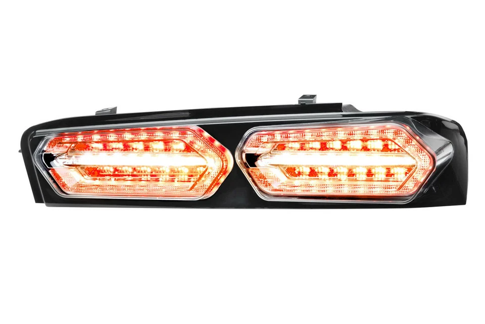 Montajes de luces traseras LED Facelift Morimoto XB rojas/humadas para Chevy Camaro 16-18 Foto 3 de 4