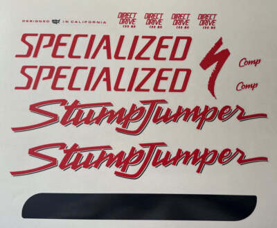 Specialized Stumpjumper Comp 1991 Aufkleber Set