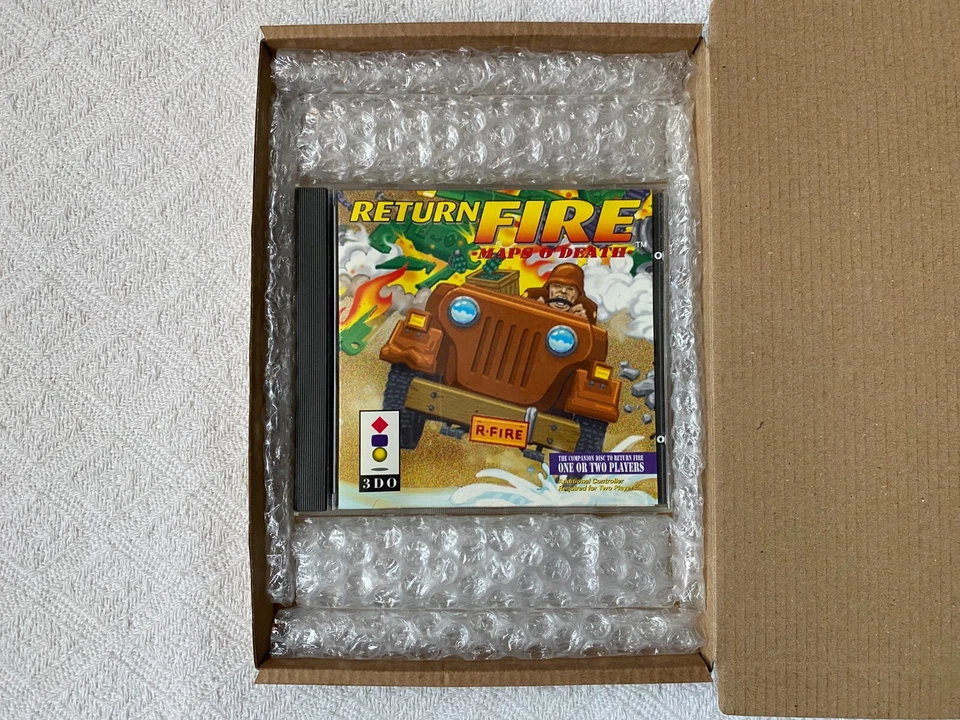 Return Fire Maps O Death 3DO - UK PAL VGC CIB - High Quality Packing - Tracked - Image 2 of 4