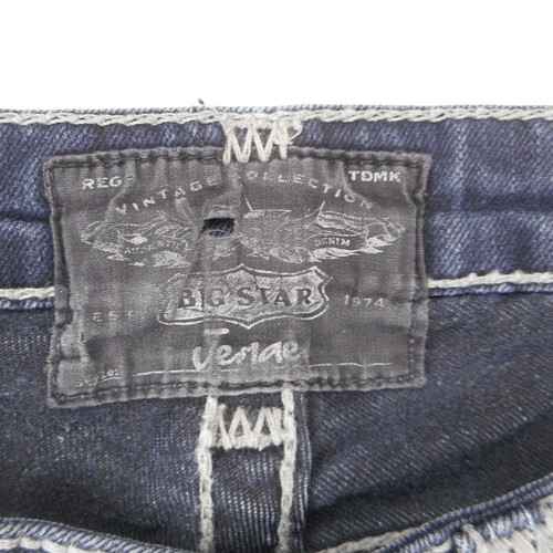 Women's Big Star Dark Wash Jenae Denim Skinny Jeans Size 26L - Picture 5 of 12