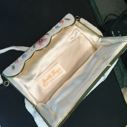 Neue Jorelle Abendtasche mit Perlen. Japan 1960 Jahr.  - Bild 4 von 5