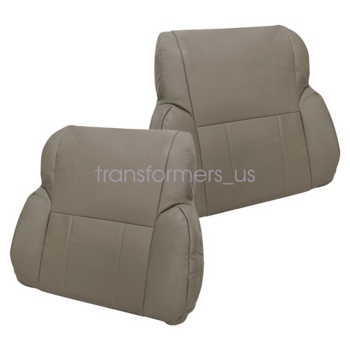 Cubierta de asiento delantera de cuero para Toyota 4Runner 1996-2002 roble tostado + cojín de espuma - Imagen 11 de 24