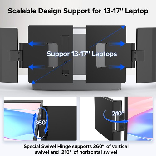 UPERFECT Tragbarer Monitor 14" 2240x1400 Laptop Screen Extender Gaming Screen - Bild 5 von 8