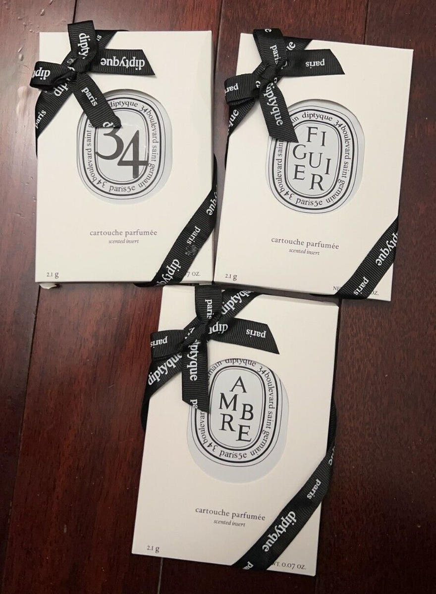 Diptyque Scented Insert 0.07oz Car fragrance sealed 9 choices Fast