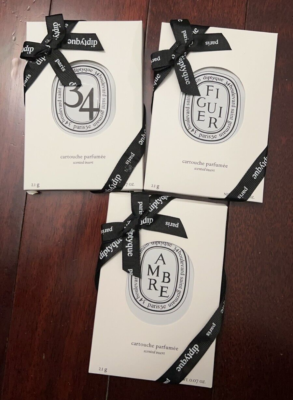 Diptyque Scented Insert 0.07oz Car fragrance sealed 9 choices Fast