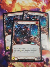 3x Smash and Grab Red Foil Playset Bright Lights Flesh and Blood FAB