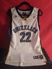 Authentics NBA Adias Memphis Grizzlies White Rudy Gay Jersey Size M Length +2