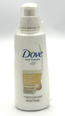 Dove Nourishing Oil Care Leave-In Smoothing Cream 4.0 oz. - New
