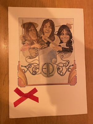 Emerson Lake And Palmer ELP Tour Programme 1972 Lovely Condition 