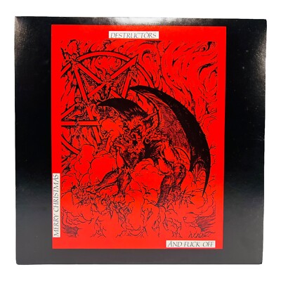 Destructors LP Pushhead Cult Maniax Blitz Partisans Crux Vinyl RARE