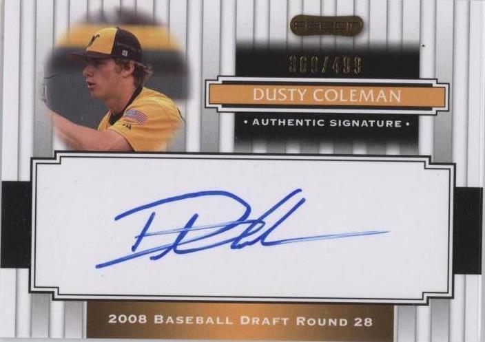2008 Razor Signature Series - Dusty Coleman #165 - 1 of 1