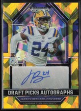 2023 Panini Prizm Draft  #DPA-JBC Jarrick Bernard-Converse Draft Picks Auto Gold