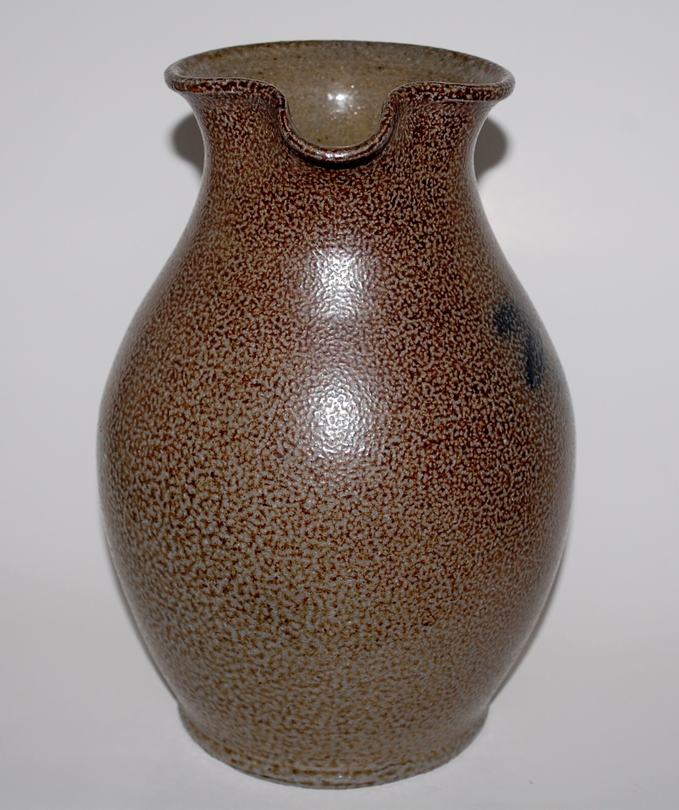 Vintage Vernon Owens Jugtown Ware Pottery Salt Glaze Pitcher Signed NC