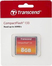 TRANSCEND TS8GCF133 8GB CompactFlash Memory Card 133x