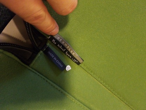 Crumpler 'School Hymn' Laptop Bag Case - Black / Green - Size: Large 17" P.G - Picture 7 of 7