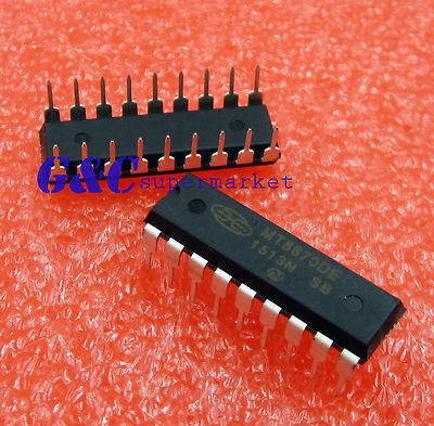 10PCS MT8870DE MT8870 Integrated DTMF Receiver DIP-18 NEW D75