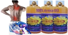 3 BOTTLES ARNICA MONTANA GEL CREAM 8Oz  RELIEF BRUISES MUSCLE ACHES NATURAL