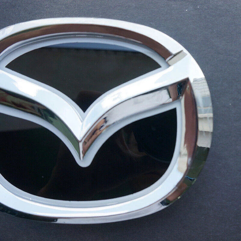 Red 5D Front Grill LED Light Emblem Illuminated Logo Badge for Mazda 10.1x8.2cm Foto 4 de 4