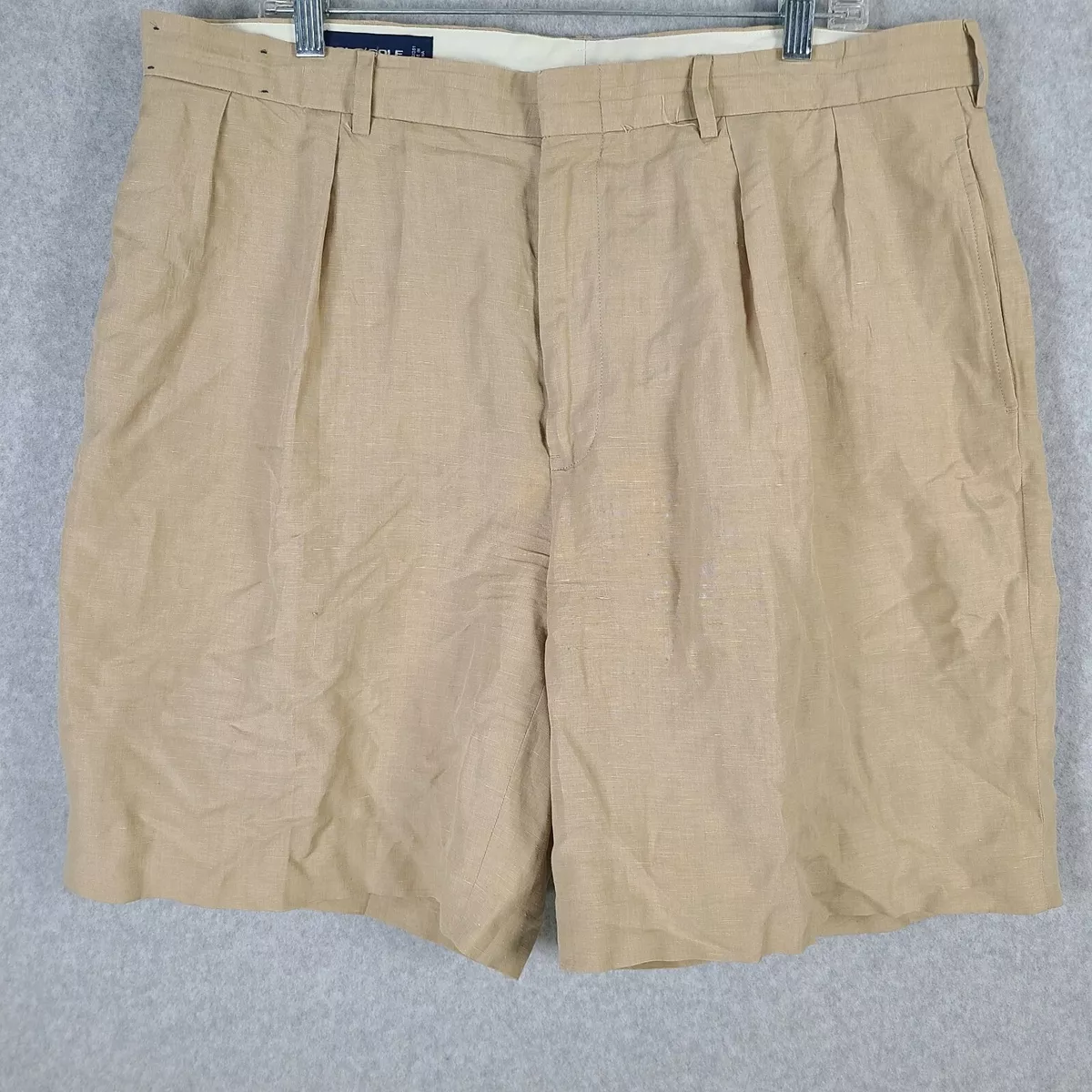 Polo pleated best sale shorts