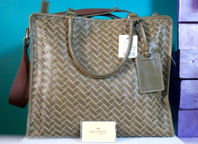 braun buffel leather bag