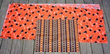 Halloween Cotton Fabric  2 Designs  Witches Brew w/ Bats   Pumpkins w/ Cats